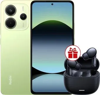 Xiaomi Redmi Note 14 6GB/128GB международная версия (зеленый) + наушники Xiaomi Redmi Buds 6 Lite (черный) по акции