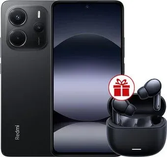 Xiaomi Redmi Note 14 6GB/128GB международная версия (черный) + наушники Xiaomi Redmi Buds 6 Lite (черный) по акции
