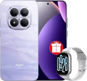 Xiaomi Redmi Note 15 Pro 5G 8GB/256GB международная версия (фиолетовый) + умные часы Xiaomi Redmi Watch 5 Active (серебристый) по акции