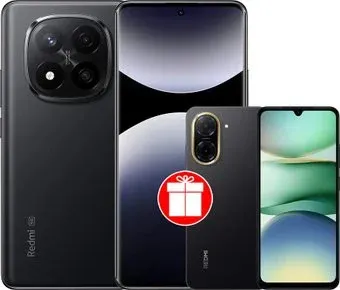 Xiaomi Redmi Note 14 Pro+ 5G 12GB/512GB международная версия (черный) + Xiaomi Redmi A5 3GB/64GB (полуночный черный) по акции
