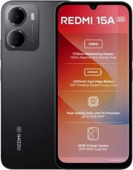 Xiaomi Redmi 15A 5G 4GB/128GB международная версия (черный)