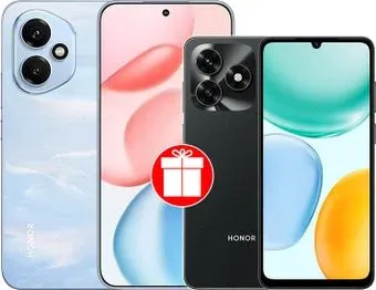 HONOR 400 8GB/256GB международная версия (голубой) и смартфон HONOR X5c Plus 4GB/128GB по акции