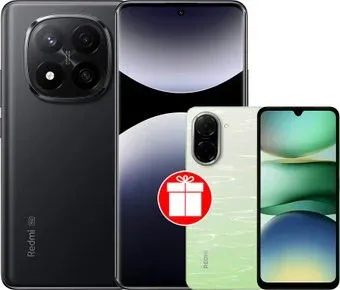 Xiaomi Redmi Note 14 Pro+ 5G 12GB/512GB международная версия (черный) + Xiaomi Redmi A5 3GB/64GB (зеленое озеро) по акции