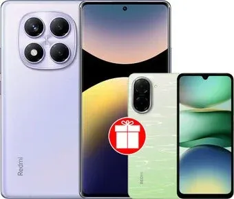 Xiaomi Redmi Note 14 Pro 8GB/256GB международная версия (фиолетовый) + Xiaomi Redmi A5 3GB/64GB (зеленое озеро) по акции