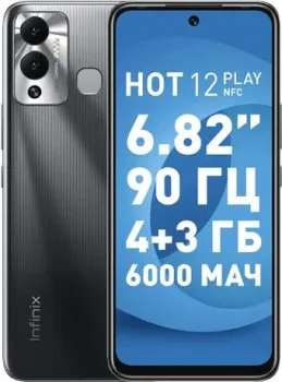 Infinix Hot 12 Play NFC X6816 4GB/128GB (черный)