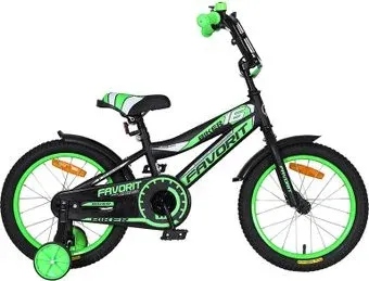 Favorit Biker 16 2020 (черный/зеленый)