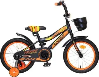 Favorit Biker 16 (черный/оранжевый, 2019)