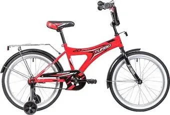 Novatrack Turbo 20 (красный/черный, 2019)
