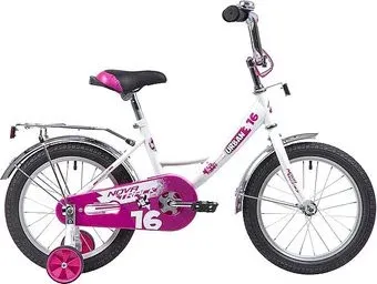 Novatrack Urban 16 (белый/фиолетовый, 2019)