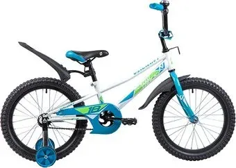 Novatrack Valiant 18 (белый/голубой, 2019)
