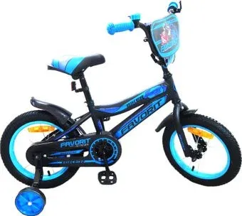 Favorit Biker 16 (черный/синий, 2019)