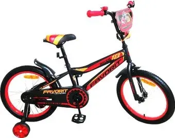 Favorit Biker 18 (черный/красный, 2019)