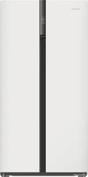 Weissgauff WSBS 500 Inverter NoFrost White Glass