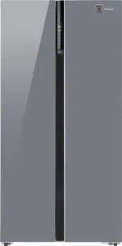 Weissgauff WSBS 600 NoFrost Inverter Dark Grey Glass