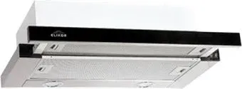 Elikor Интегра Glass 45Н-400-В2Д (нержавеющая сталь/черное стекло) (943434)