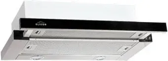 Elikor Интегра Glass 50Н-400-В2Д (нержавеющая сталь/черное стекло) (940979)