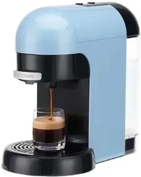 Scishare Capsule Coffee Machine S1801 (с переходником на евровилку, синий)