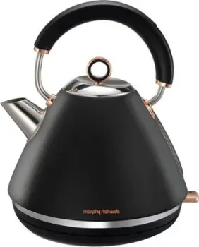 Morphy Richards Accents Rose Gold and Black Traditional Kettle 102104