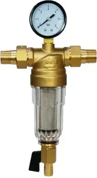 Tim JH-1002Y2 промывной с манометром для холодной воды 1/2"