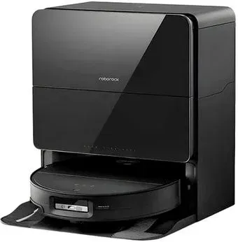 Roborock Robotic Vacuum Cleaner+Empty Wash Fill Dock S9 MaxV Ultra S90VER S9MVU52-02 (с русской озвучкой, черный)