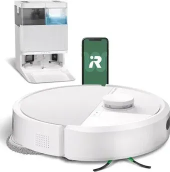 iRobot Roomba Plus 405 Combo Robot + AutoWash Dock (белый)