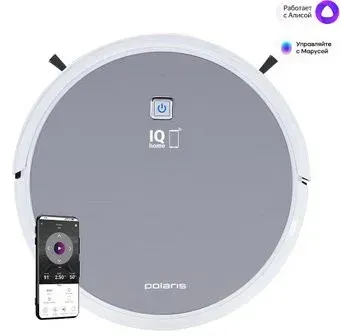 Polaris PVCR 4105 WI-FI IQ Home Aqua (серебристый)