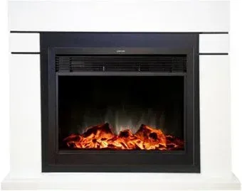 Smolcom Lindos MB/JUP/SYM26 с RealFlame Moonblaze Deluxe-S BL LT (белый)