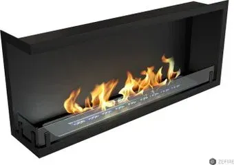 ZeFire Contour угловой 1100 левый (Estetic Flame)