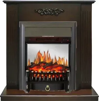 Smolcom Lumsden STD-ASP с RealFlame Fobos-S Lux BL LT (венге/шпон красное дерево)