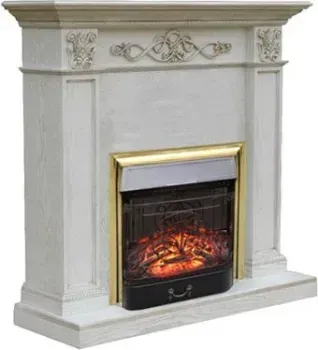 Smolcom Verona STD-ASP с Majestic FX M Brass (белый дуб, патина золото)