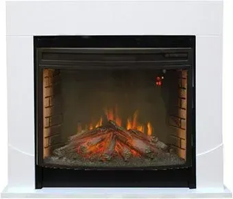 Smolcom Luton FS33/FS33W/L33 с RealFlame FireSpace 33 S IR (бьянко)