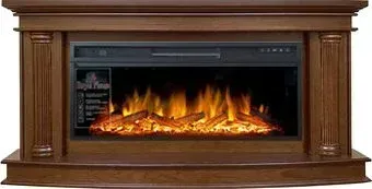 Smolcom Deli V42 с Royal Flame Vision 42 LOG LED (дуб антик)