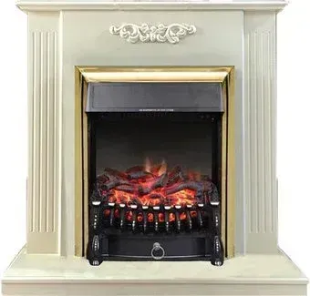 Smolcom Lumsden STD-ASP с RealFlame Fobos-S Lux BR (белый ваниль)