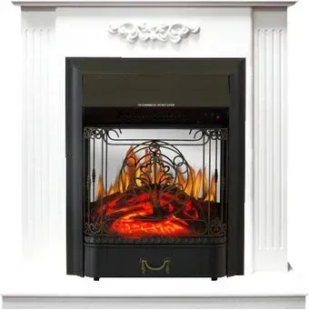 Smolcom Lumsden STD-ASP с Royal Flame Majestic FX M Black (белый дуб)