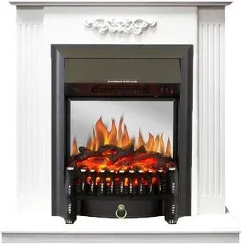 Smolcom Lumsden STD-ASP с RealFlame Fobos-S Lux BL LT (белый дуб)