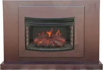 Smolcom Lucca FS25 c RealFlame FireField 25 S IR (махагон коричневый)