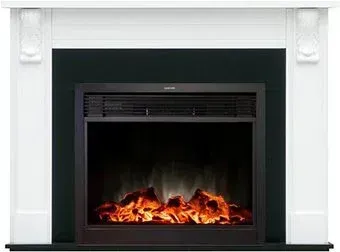 Smolcom Lincoln MB/JUP/SYM26 с RealFlame Moonblaze Deluxe-S BL LT (бел)