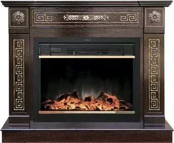 Smolcom Bristol Bar MB/JUP с RealFlame Moonblaze Deluxe-S BR LT (орех)