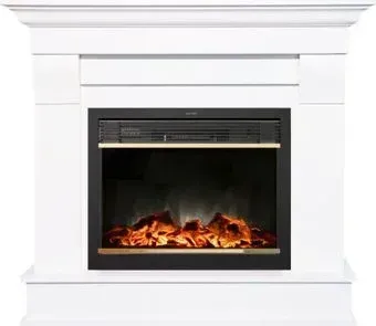 Smolcom Albion MB/JUP/SYM26 с RealFlame Moonblaze Deluxe-S BR LT (белый)