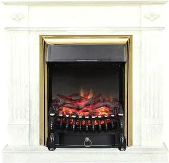 Smolcom Brighton STD-ASP с RealFlame Fobos-S Lux BR (бьянко белый)