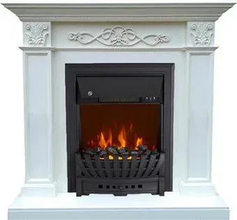 Smolcom Verona STD-ASP с Royal Flame Aspen Black (бьянко белый дуб)