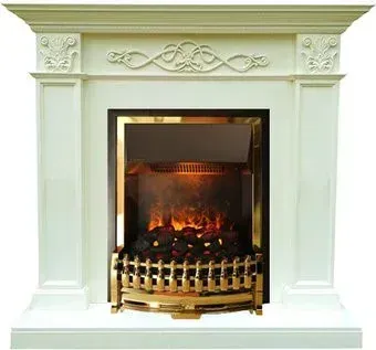 Smolcom Verona STD-ASP с Dimplex Atherton (белый дуб)