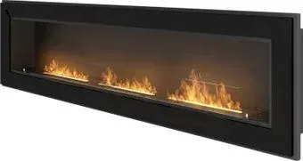 SimpleFire Frame 1800 (черный, со стеклом)