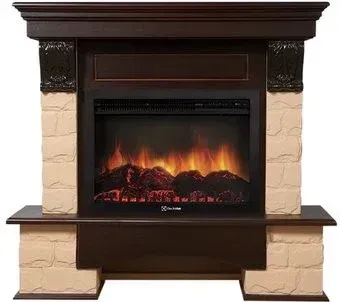 Firelight Forte 25S (камень бежевый/шпон темный дуб)