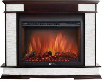 Firelight Scala 25 (камень сланец скалистый белый/шпон тёмный дуб)