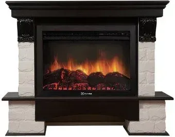 Firelight Forte 30S (камень белый/шпон темный дуб)