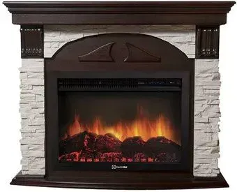 Firelight Torre 25S (камень белый/шпон темный дуб)