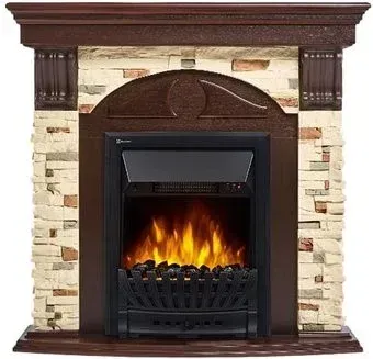 Firelight Torre Classic (камень сланец натуральный/шпон темный дуб)