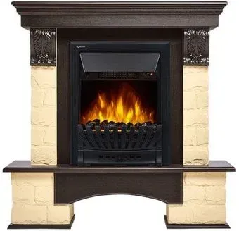 Firelight Forte Classic (камень бежевый/шпон венге)