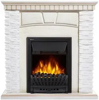 Firelight Porto Classic (камень белый/шпон беленый дуб)